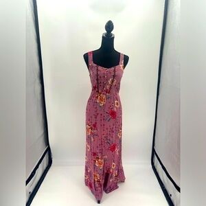 UEC Knox Rose lavender floral maxi dress size XS